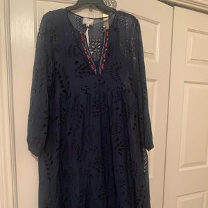 Johnny was jade dress size L in navy blue
